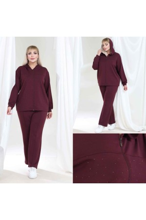 184195 Burgundy "Tracksuit Team"