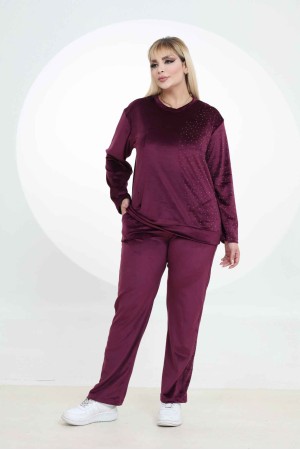 184209 Burgundy "Tracksuit Team"