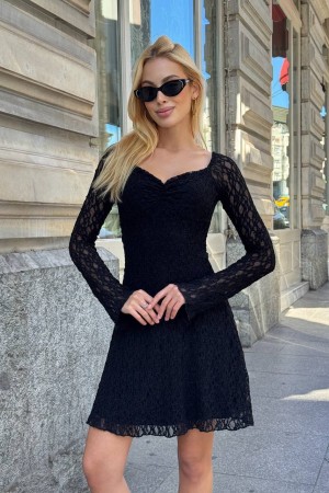 184238 BLACK DRESS