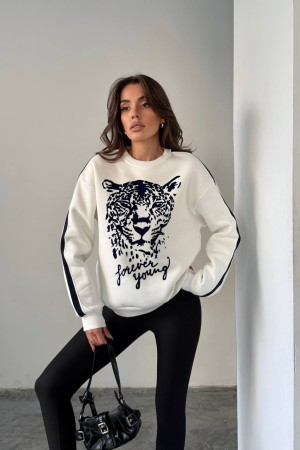 184247 BEYAZ SWEAT