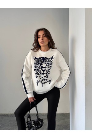 184247 BEYAZ SWEAT