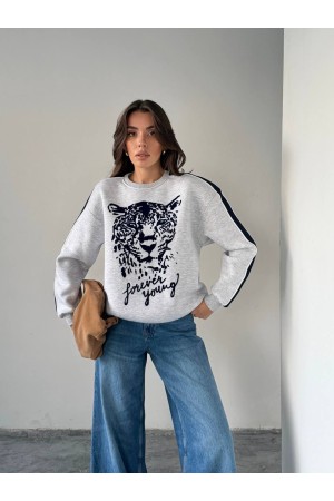 184248 GRİ SWEAT