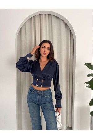 184261 LACİVERT BLUZ