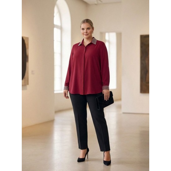 184270 Burgundy SHIRT