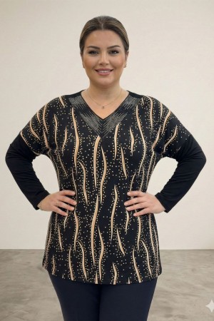 184305 Patterned BLOUSE