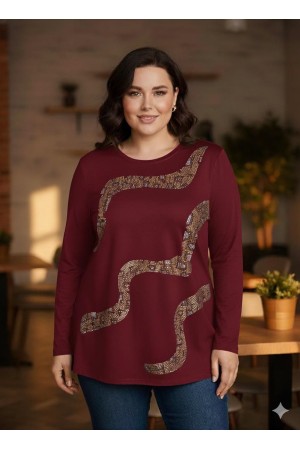 184308 BORDO BLUZ