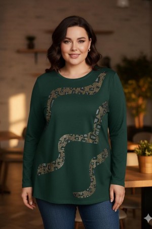 184309 GREEN BLOUSE