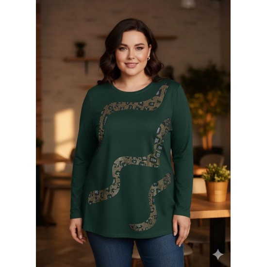 184309 GREEN BLOUSE
