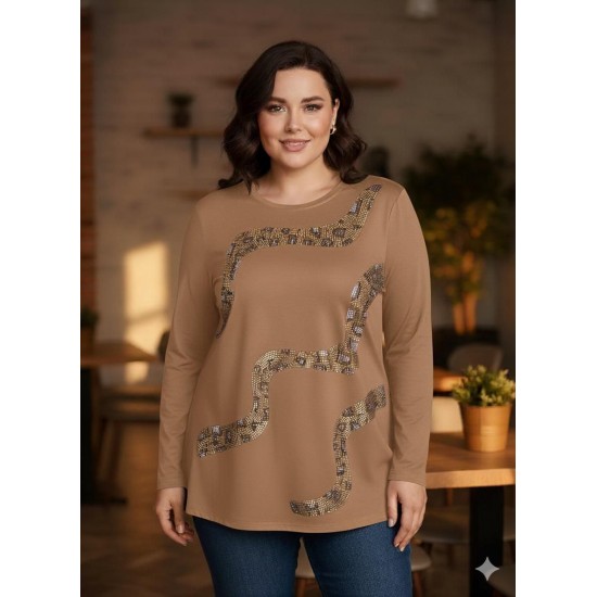 184310 BEIGE BLOUSE