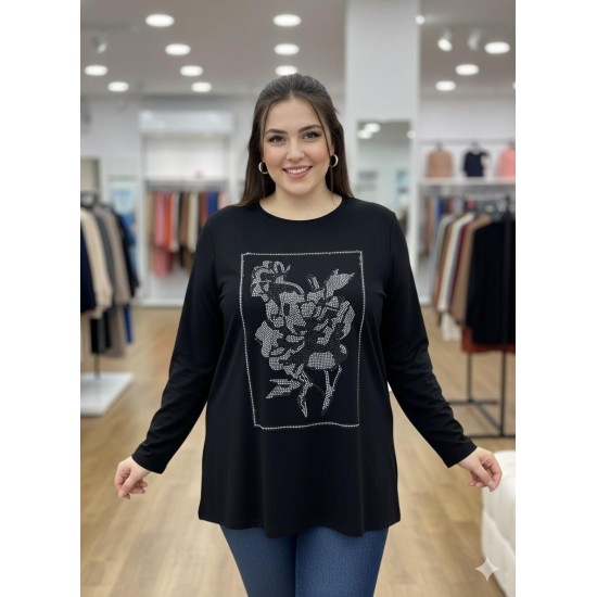 184312 BLACK BLOUSE