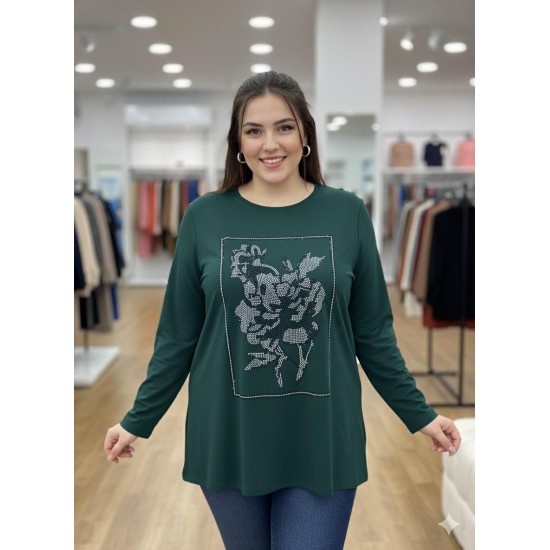 184314 GREEN BLOUSE
