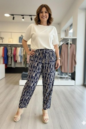 184326 DESENLİ PANTOLON