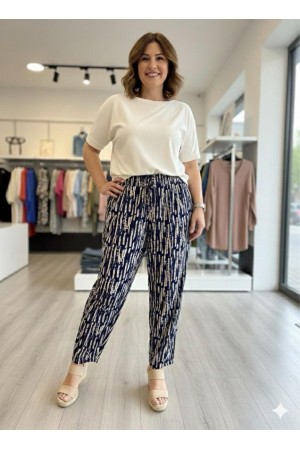 184326 DESENLİ PANTOLON