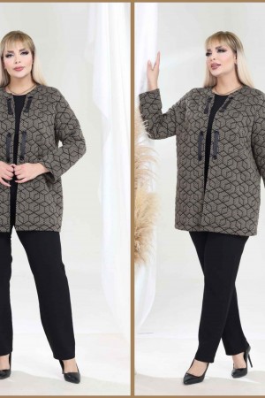 184343 DESENLİ CEKET