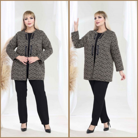 184343 DESENLİ CEKET