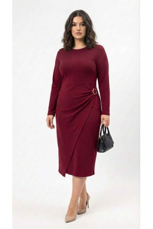 184359 BORDO ELBİSE