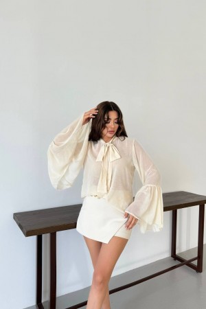 184395 WHITE BLOUSE