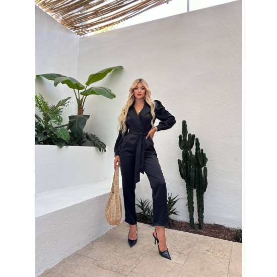 184425 BLACK OVERALLS