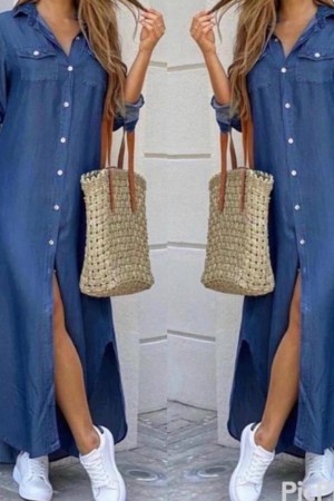 184456 MAVİ ELBİSE