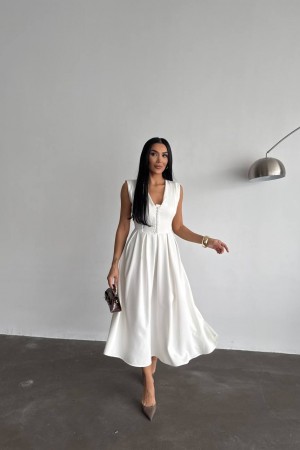 184486 WHITE "Evening dress"