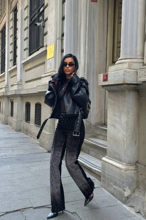 184514 SİYAH KOT PANTOLON