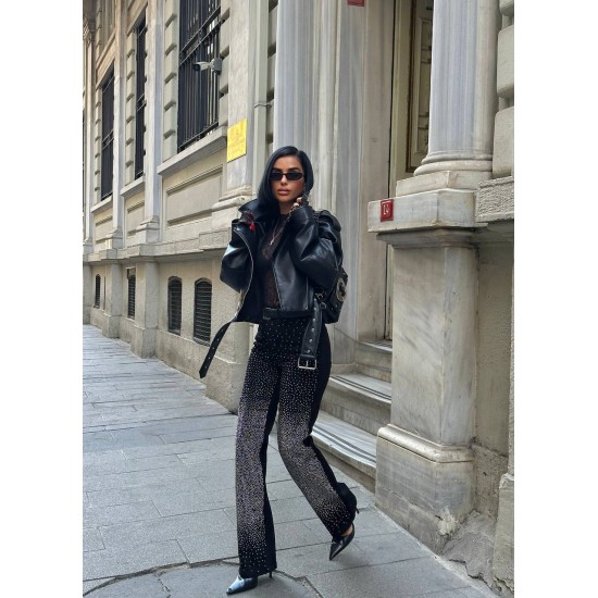 184514 SİYAH KOT PANTOLON