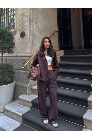 184533 KAHVE EŞOFMAN TAKIM