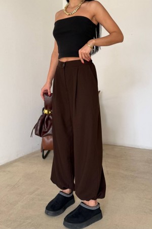 184594 KAHVE PANTOLON