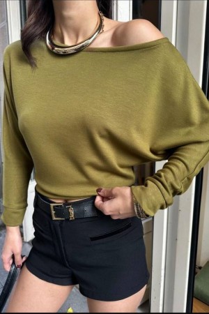 184618 KHAKI BLOUSE