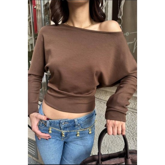 184622 COFFEE BLOUSE