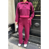 184637 Burgundy "Tracksuit Team"
