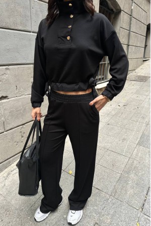 184638 SİYAH EŞOFMAN TAKIM