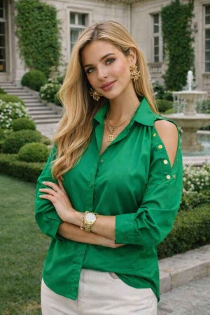 184659 YEŞİL GÖMLEK