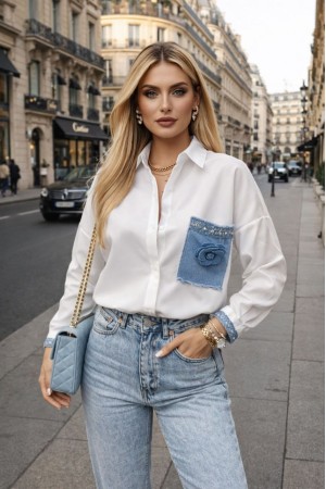 184667 BEYAZ GÖMLEK