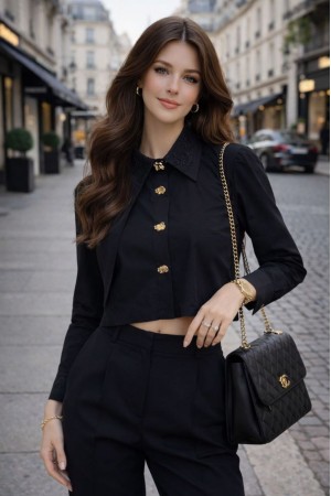 184678 SİYAH GÖMLEK