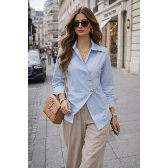 184693 BEBE MAVİ GÖMLEK