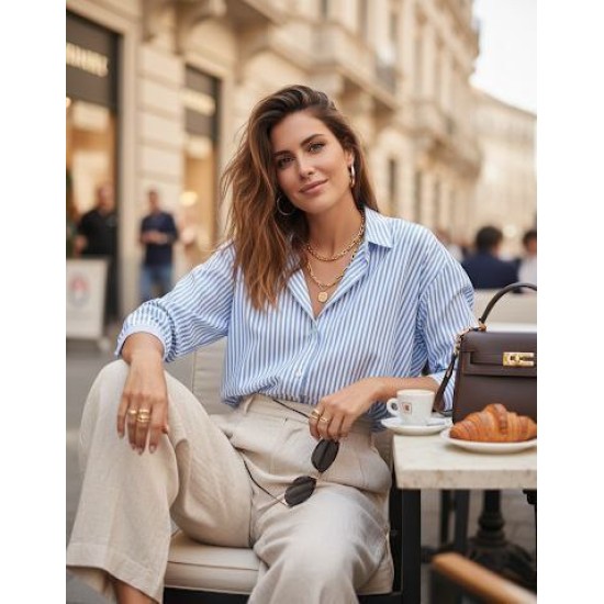 184707 ÇİZGİLİ GÖMLEK