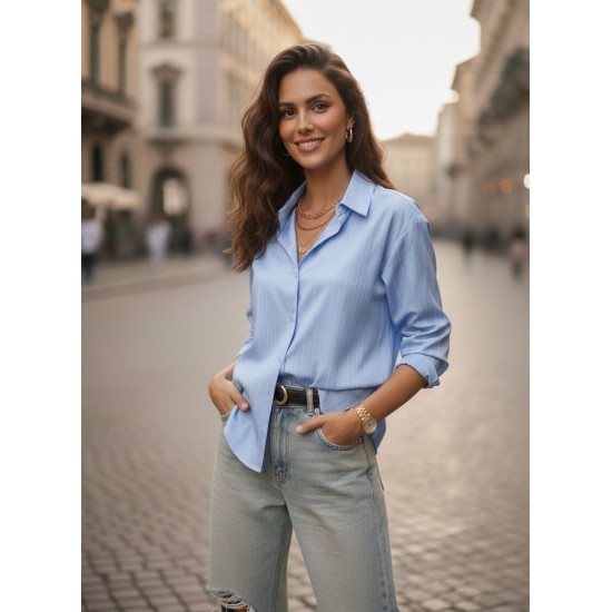 184712 ÇİZGİLİ GÖMLEK