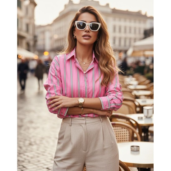 184717 ÇİZGİLİ GÖMLEK