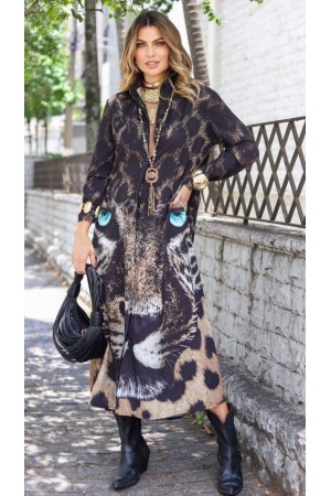 184732 DESENLİ ELBİSE