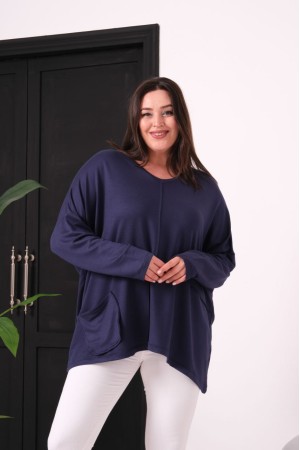 184821 LACİVERT TUNİK