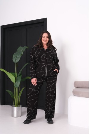 184835 SİYAH EŞOFMAN TAKIM