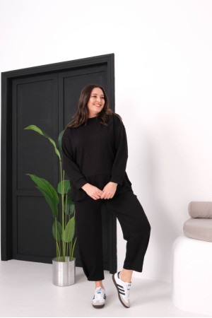 184844 SİYAH EŞOFMAN TAKIM