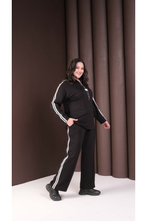 184854 SİYAH EŞOFMAN TAKIM BASİC