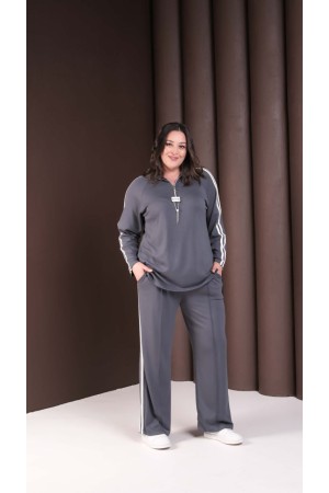 184855 GRİ EŞOFMAN TAKIM BASİC