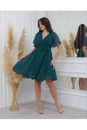 184912 ZÜMRÜT YEŞİL ELBİSE