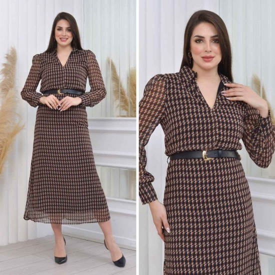 184935 Patterned DRESS