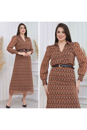 184936 DESENLİ ELBİSE