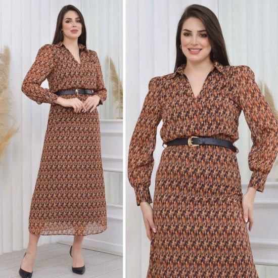 184936 Patterned DRESS