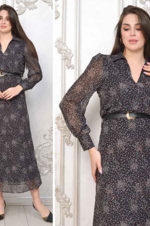 184937 Patterned DRESS